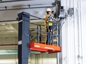 Aichi Vertical Mast Forklift Application
